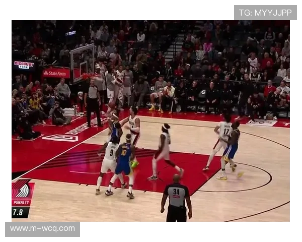 杨瀚森空接暴扣瞬间，开拓者新秀展现潜力